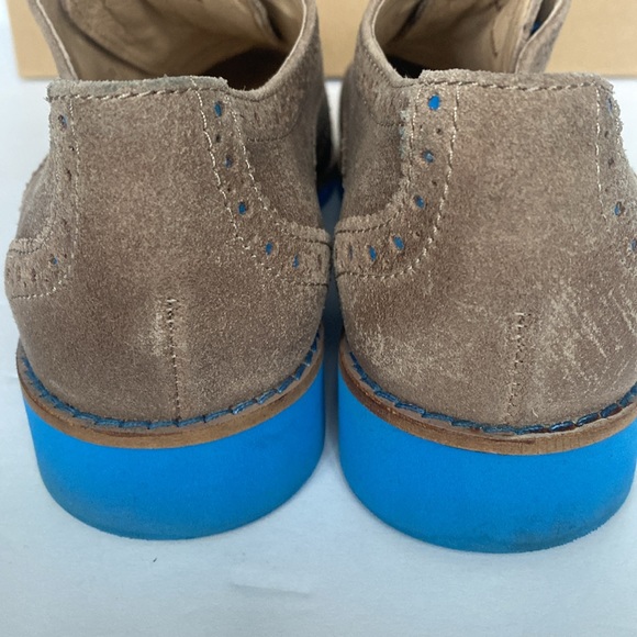 COLE HAAN Alisa Oxford Maple Sugar Blue Lace Up Suede Womens Loafers Size 6 NWOT - Picture 10 of 12